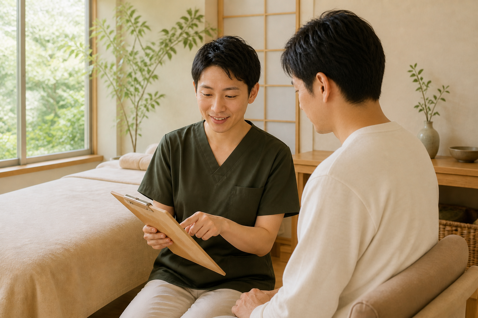初回体験の施術イメージ